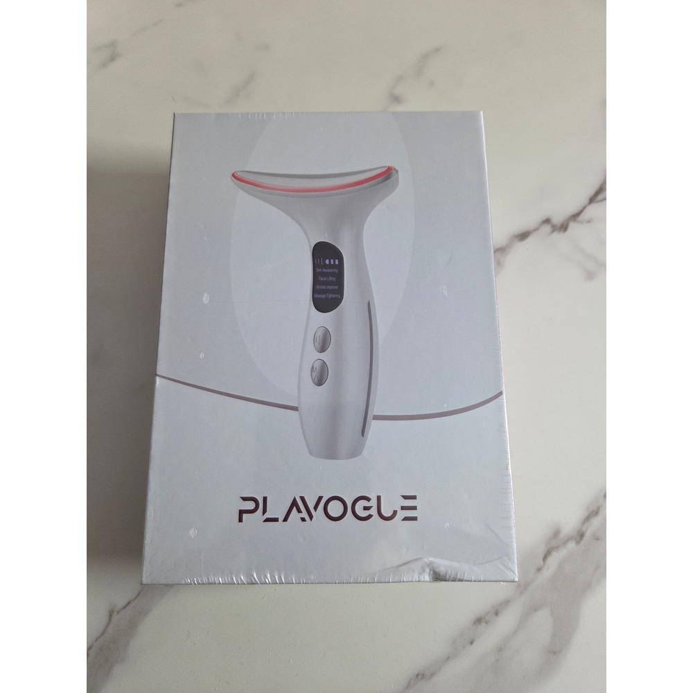 Plavogue Face Massager Q011W White Facial Lifting Wrinkle‎ Improver New Sealed